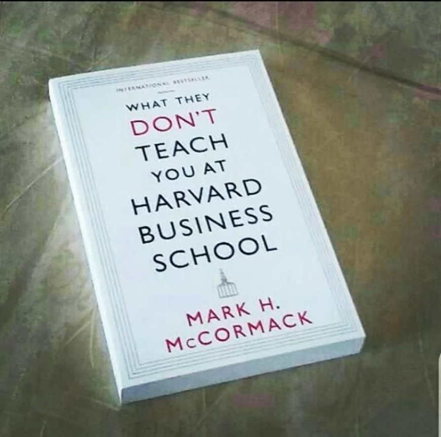 Picture of WHAT THEY DON'T TEACH YOU AT HARVARD BUSINESS SCHOOL (A SOFTCOPY BOOK)