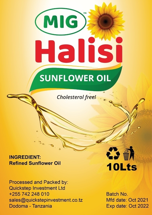 Picture of MIG HALISI SUNFLOWER OIL