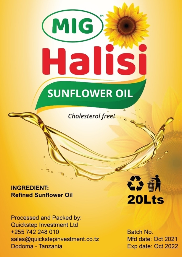 Picture of MIG HALISI SUNFLOWER OIL