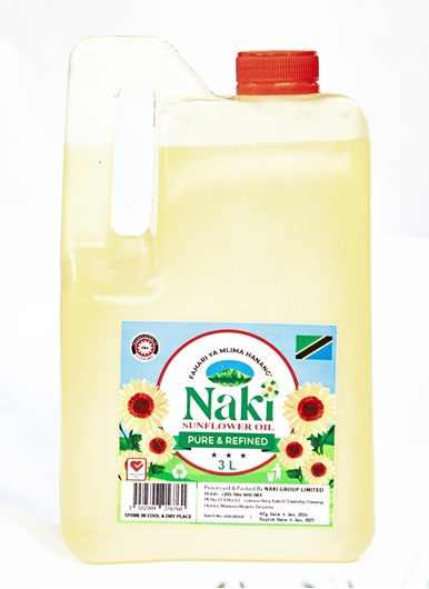 Picture of NAKI PURE & REFINED SUNFLOWER OIL 3L
